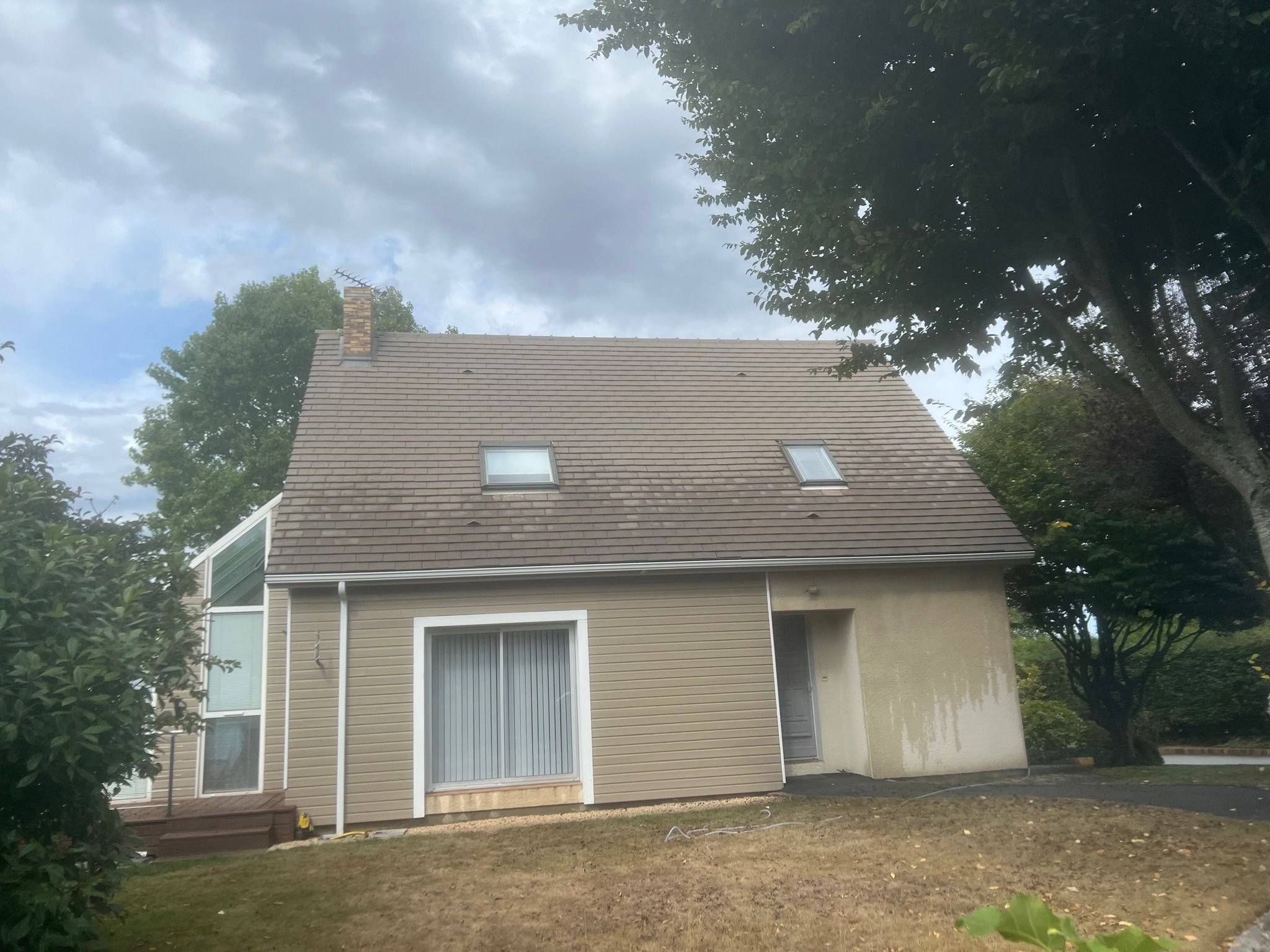 Démoussage toiture - Après